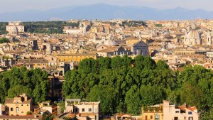 Vista di Roma dal Gianicolo